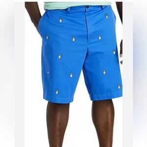 Vineyard Vines Men’s Shorts Blue Pineapple Vacation Beach Cruise Swinger Size 42
